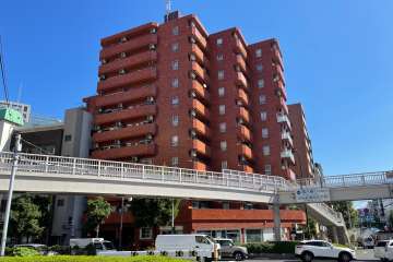 ハイライフ蒲田の外観（南西側から）