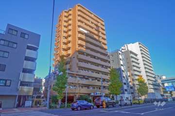 ダイアパレスシティウインド蒲田の外観（南西側から）