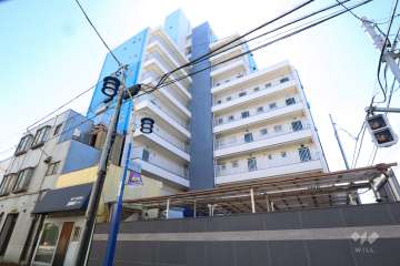 ニューハイム久が原の外観(北東側から)