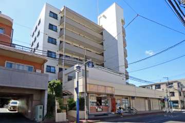 東急ドエルアルス久が原Ａ棟の外観（南東側から）