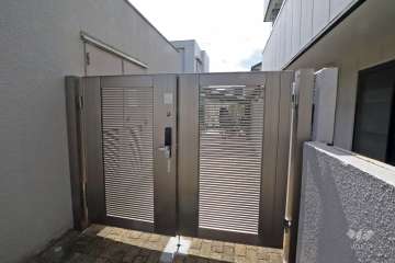 駐輪場の出入り口