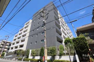 オーベル久が原の外観(南西側から)　　