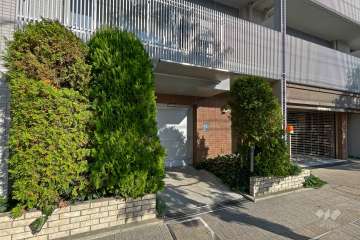 駐輪場の出入り口