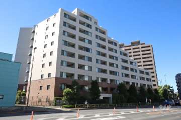 ヴェーゼント久が原の外観（南東側から）