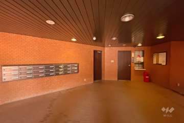 共用ポストと管理人室