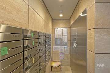 共用ポストと宅配ボックス