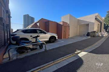 アクサス大森山王の外観（北東側から）