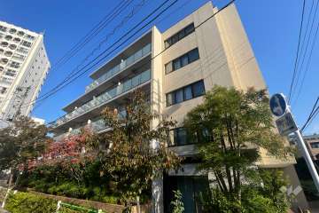 デュオヴェール大森山王の外観（南東側から）