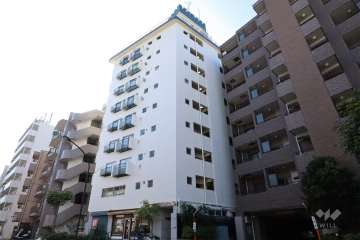 山王アイチマンションの外観(北西側から)