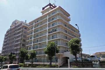 ビューハイム上池台の外観(北西側から)