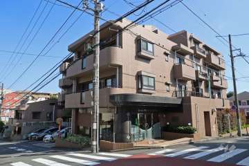 ライオンズガーデン上池台の外観（北側から）