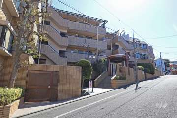 グリーンキャピタル上池台の外観（北側から）