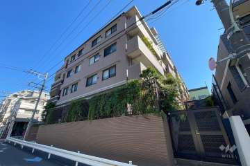 ナイスエスアリーナ上池台の外観（南西側から）　