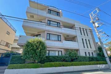 上池台デュープレックス2の外観（南東側から）