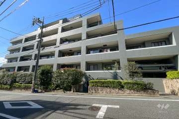 上池台デュープレックスの外観（北東側から）