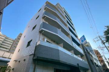 ジーベック長原の外観（南西側から）