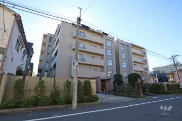 クレッセント多摩川２の外観（北東側から）