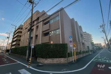 ナイスアーバン新蒲田の外観（南東側から）