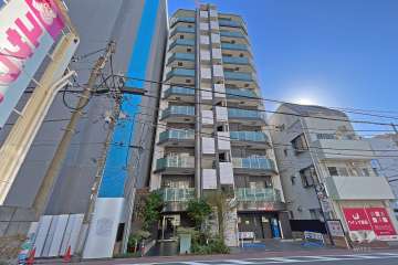 シーズクロノス蒲田ベレーザの外観（北側から）