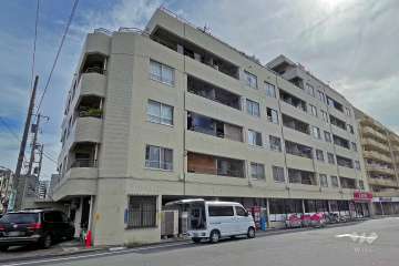 西蒲田ダイヤモンドマンションの外観（北西側から）