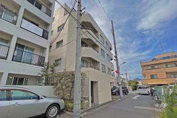 西蒲田ダイヤモンドマンションの外観（北東側から）