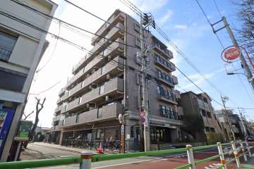 ライオンズガーデン西蒲田の外観(北東側から)