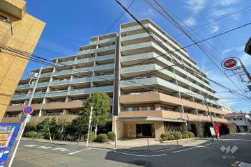 パルテール蒲田フレシアガーデの外観（南西側から）