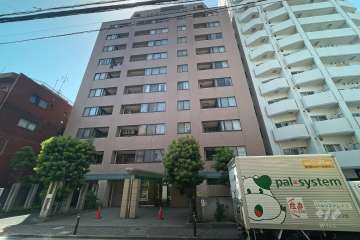 クリオ蒲田壱番館の外観（東側から）