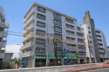 久が原台スカイマンションの外観(南東側から)