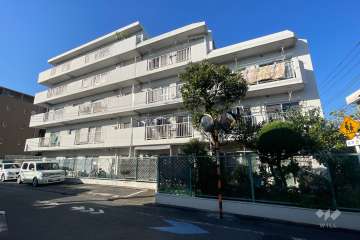 エンゼルハイム西六郷の外観（東側から）