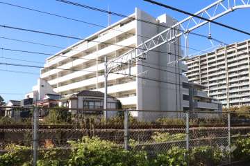 イニシア大田六郷の外観(南東側から)　