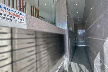 共用ポストと宅配ボックス