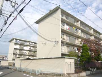 武庫マンションの外観（南西側から）