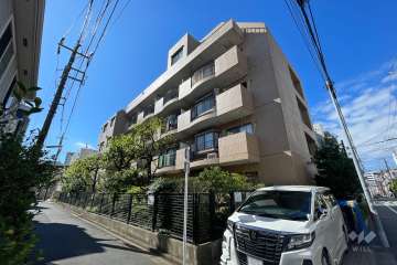 グランレーブ蒲田東の外観（北東側から）