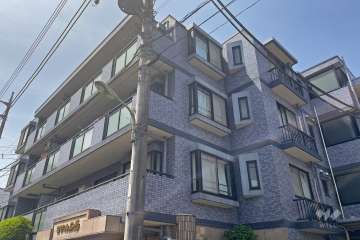 セザール石川台の外観（北東側から）