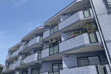 セザール石川台の外観（南側から）