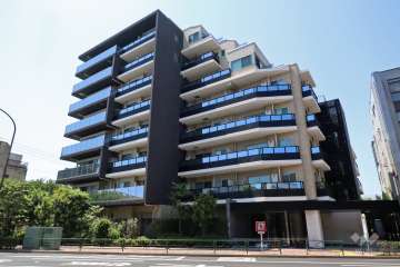 ライオンズ雪が谷大塚レジデンスの外観(南東側から)