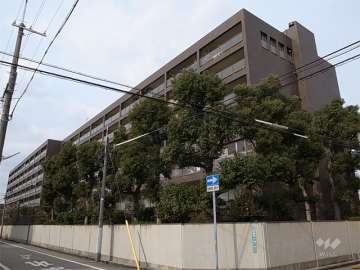 メゾン甲子園の外観（南東側から）　南棟