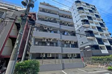 メインステージ大森町駅前の外観（南東側から）