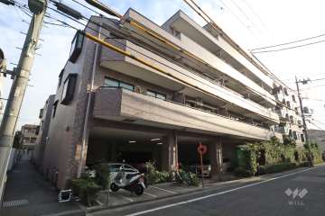 クレッセント大森3の外観（北西側から）