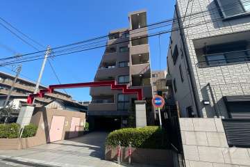 マイキャッスル大森西の外観（南側から）