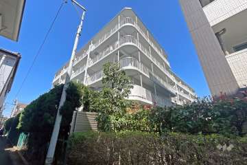 大森西サンハイツの外観（南東側から）