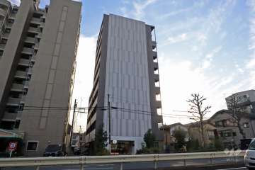 ディアレイシャス大森ウエストの外観（北東側から）