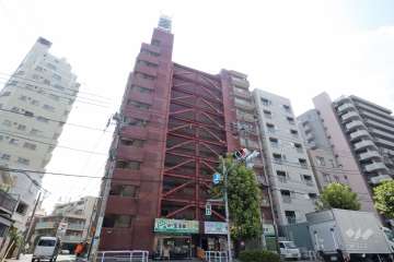 ハイコーポ梅屋敷の外観(北西側から)
