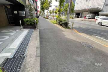 駐車場の出入り口