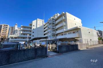 大森サンハイツの外観（北西側から）