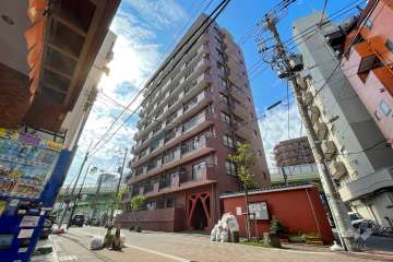 ライオンズマンション平和島（北東側から）　