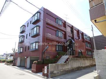 ライオンズマンション夙川の外観（北東側から）