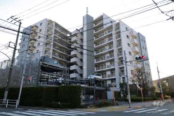 エンゼルザグランドハーツの外観(北東側から)