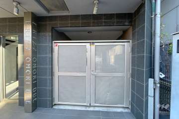 駐輪場の出入り口